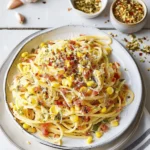 Spicy Corn Carbonara