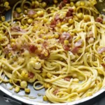 Spicy Corn Carbonara