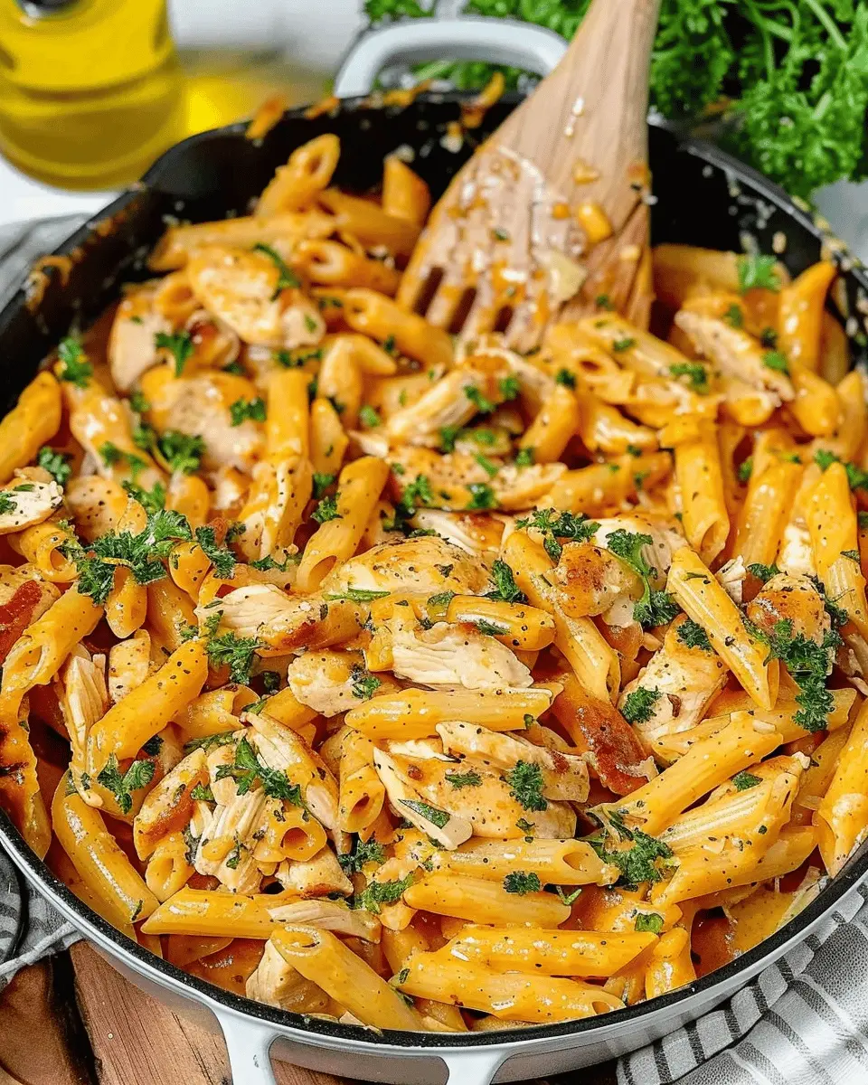 Crac Chicken Penne: A Juicy Twist with Turkey Bacon and Chicken Ham