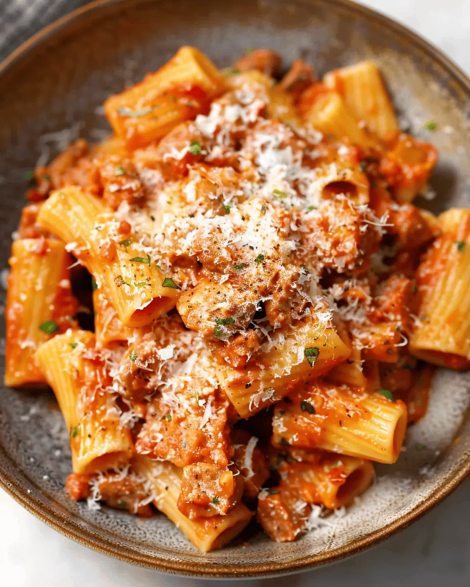Italian Sausage Rigatoni Pasta: A Cozy, Soul-Satisfying Meal
