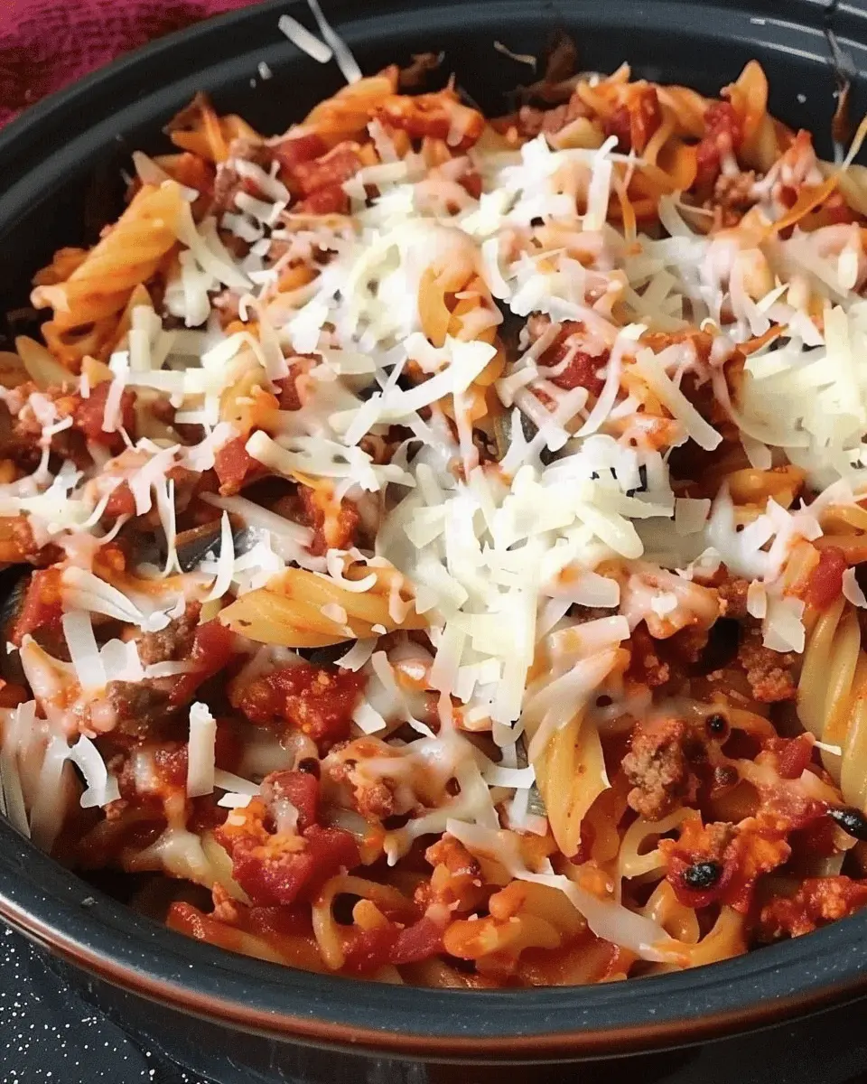 Slow Cooker Baked Ziti: Easy Comfort Food with Turkey Bacon
