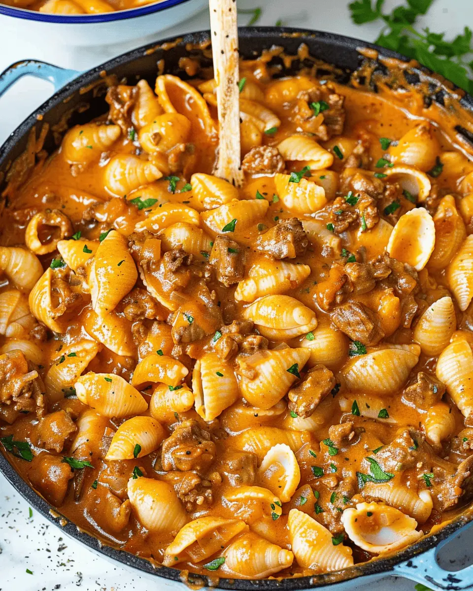 Creamy Beef and Shells: A Cozy Dinner You’ll Love to Make