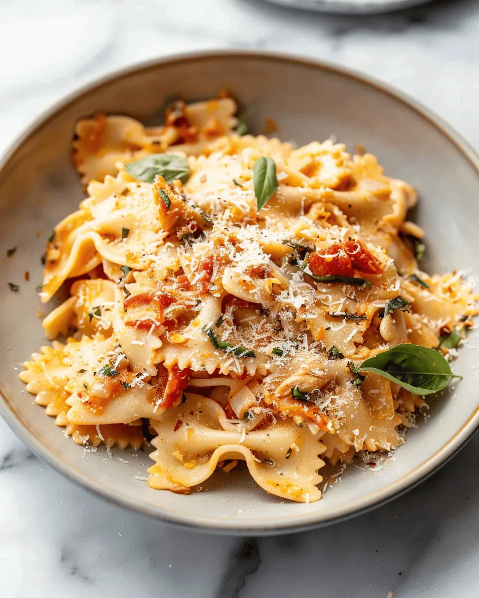 Marry Me Pasta: An Indulgent Recipe with Turkey Bacon and Chicken Ham