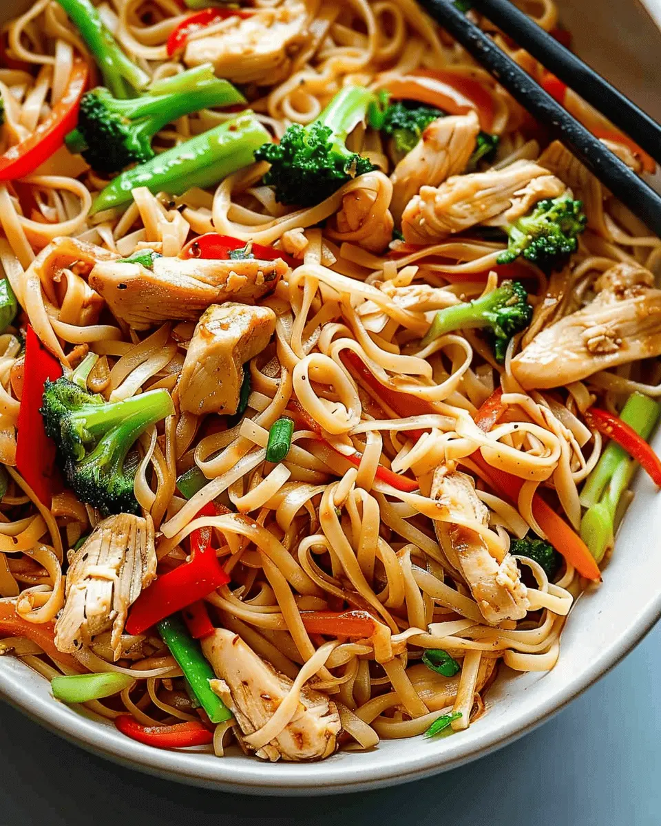 Chicken Stir Fry Noodles: A Quick and Flavorful Meal Delight