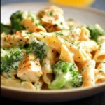 Creamy Broccoli and Chicken Penne