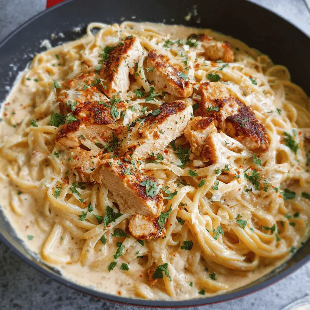 Creamy Cajun Chicken Pasta: Indulgent Comfort Food with Turkey Bacon