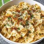 Creamy Caramelized Onion Pasta