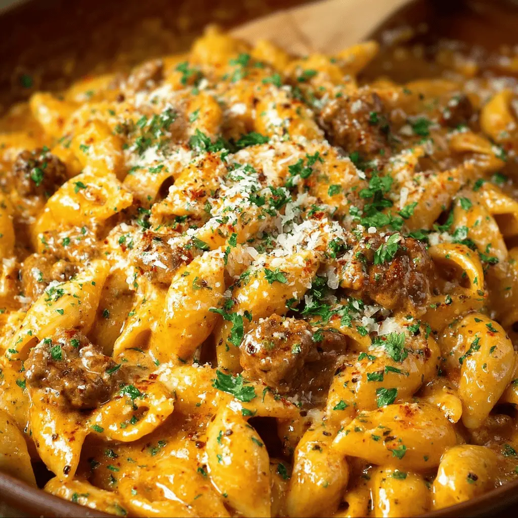 Creamy Garlic Beef Pasta: The Indulgent Comfort Dish You’ll Love