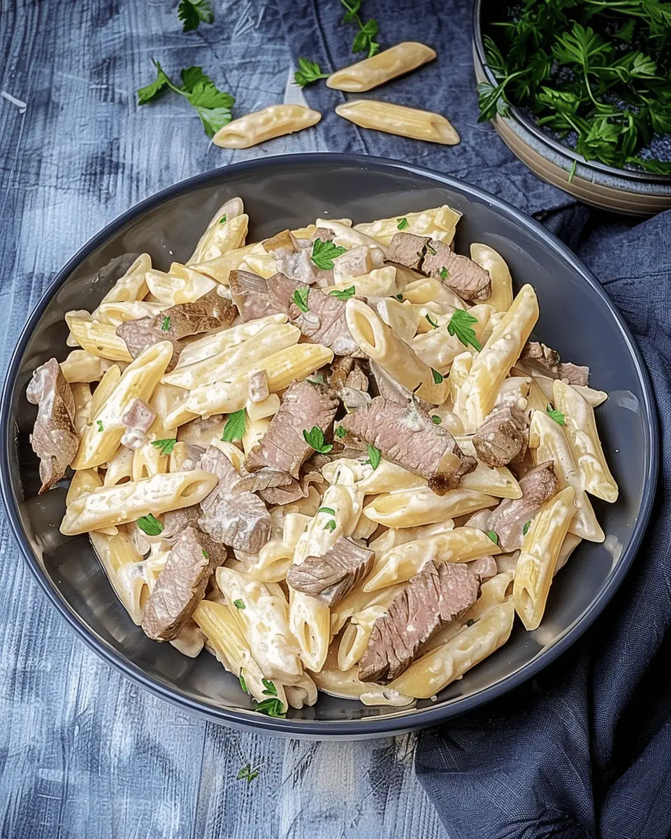 Creamy Steak Pasta: A Decadent Comfort Food Delight