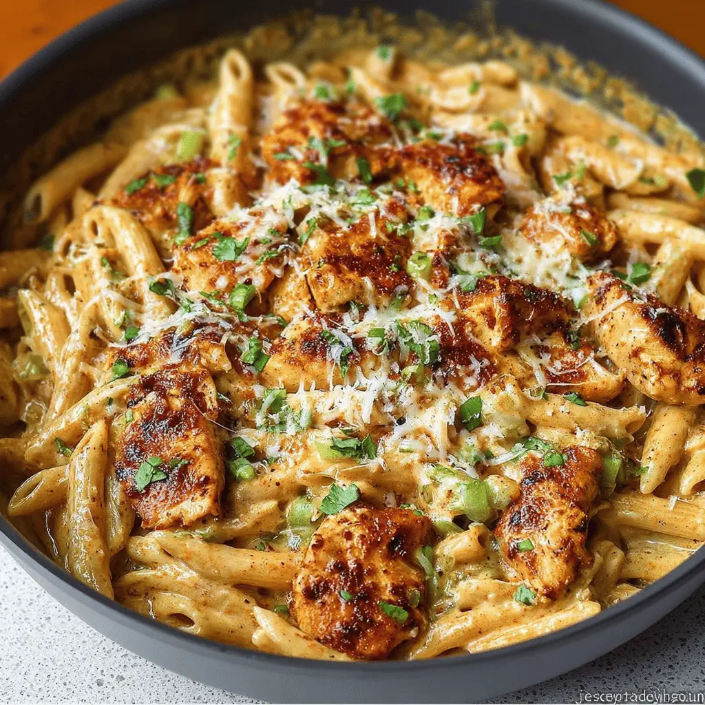 One Pot Cajun Chicken Alfredo: Easy, Creamy Delights at Home
