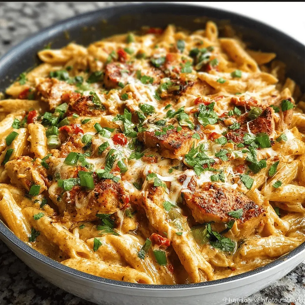 One Pot Cajun Chicken Alfredo: Easy and Indulgent Comfort Dish