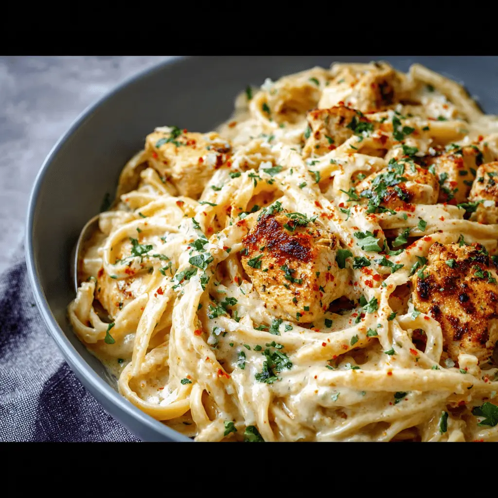 One Pot Cajun Chicken Alfredo: A Creamy, Indulgent Delight