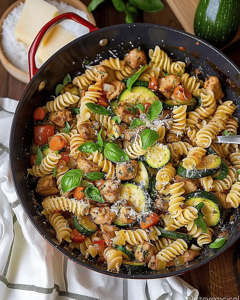 Chicken Zucchini Pasta Skillet: Easy Comfort Food for Busy Nights