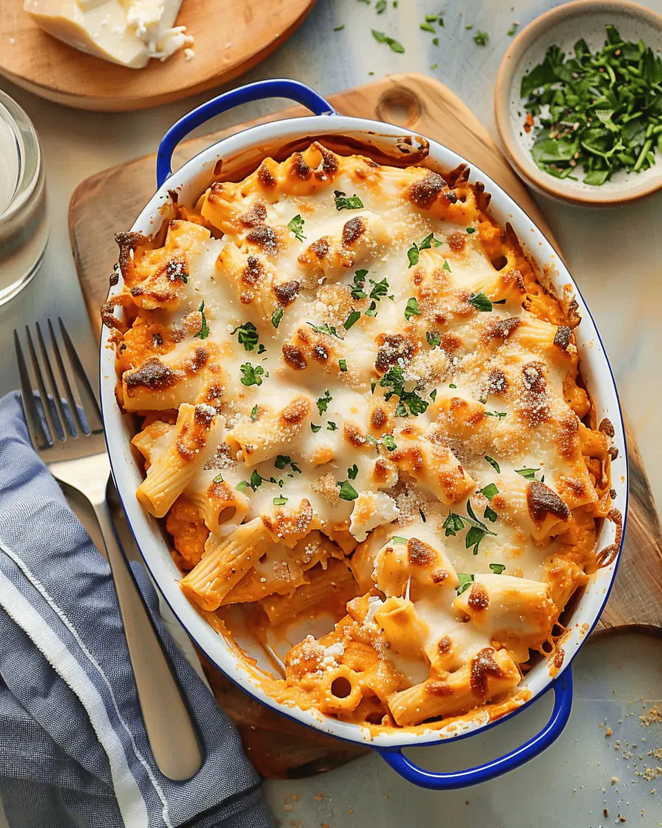 Cheesy Pumpkin Ricotta Pasta Bake: Indulgent Comfort Food Delight