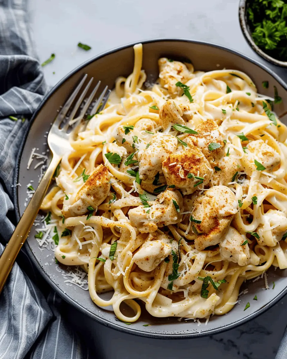One Pot Cajun Chicken Alfredo: Easy Comfort Food Delight