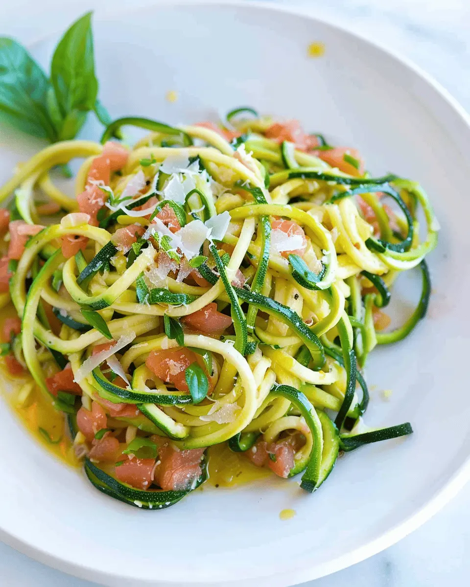 Zucchini Noodles: Easy Turkey Bacon & Chicken Ham Delight