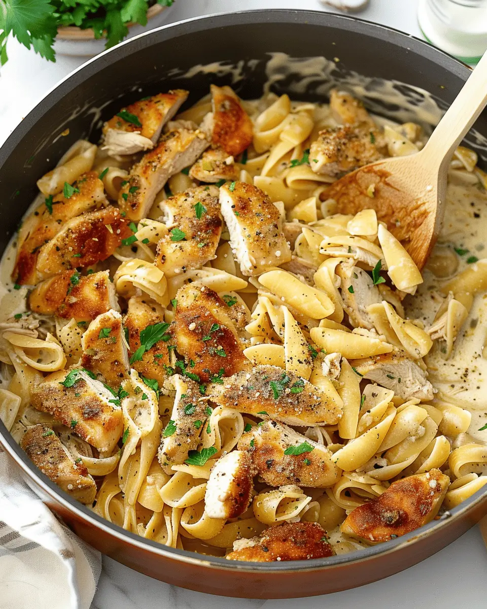 Chicken Pasta Delight: Easy Recipe with Turkey Bacon Twist