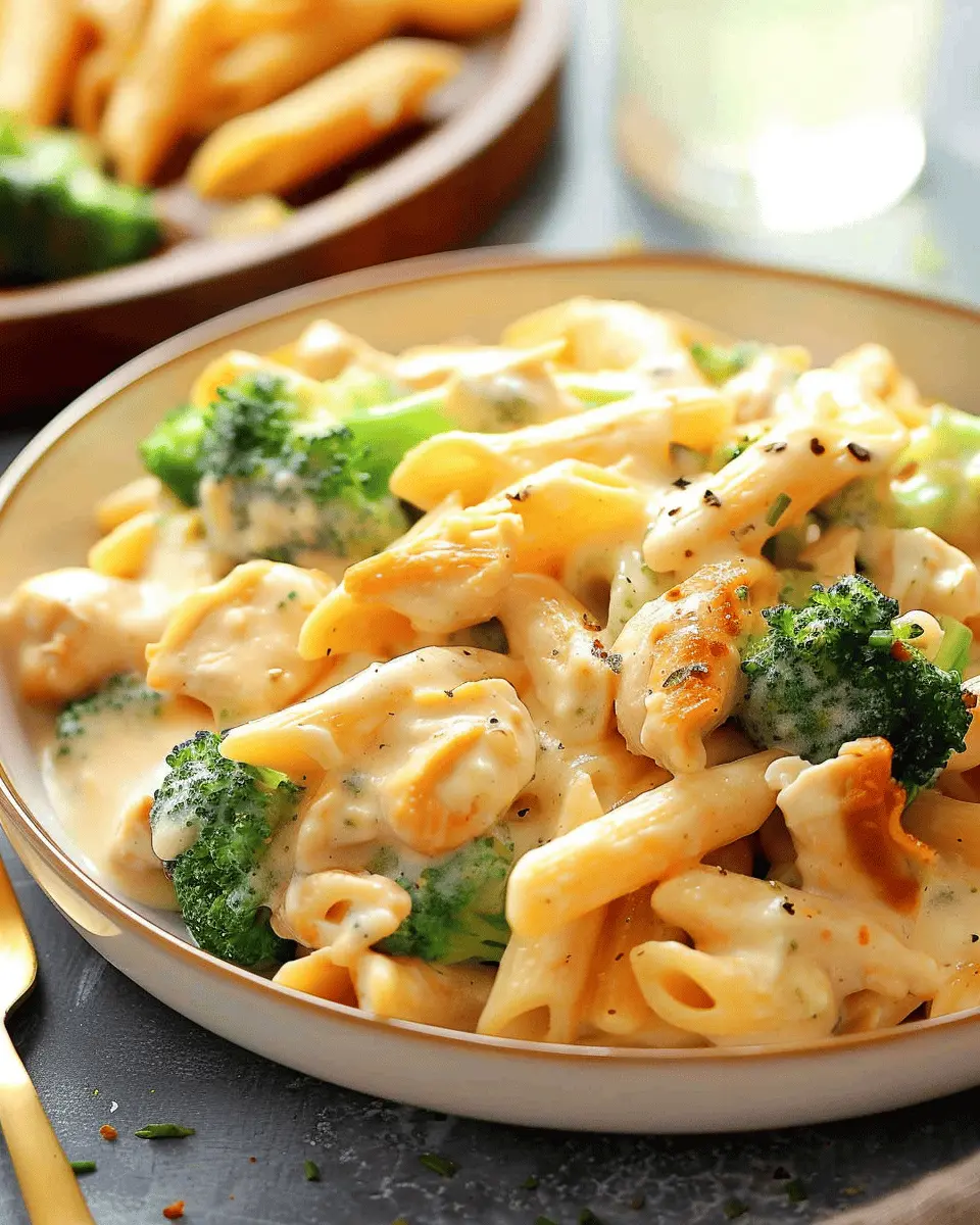 Creamy Broccoli and Chicken Penne: A Quick and Indulgent Delight