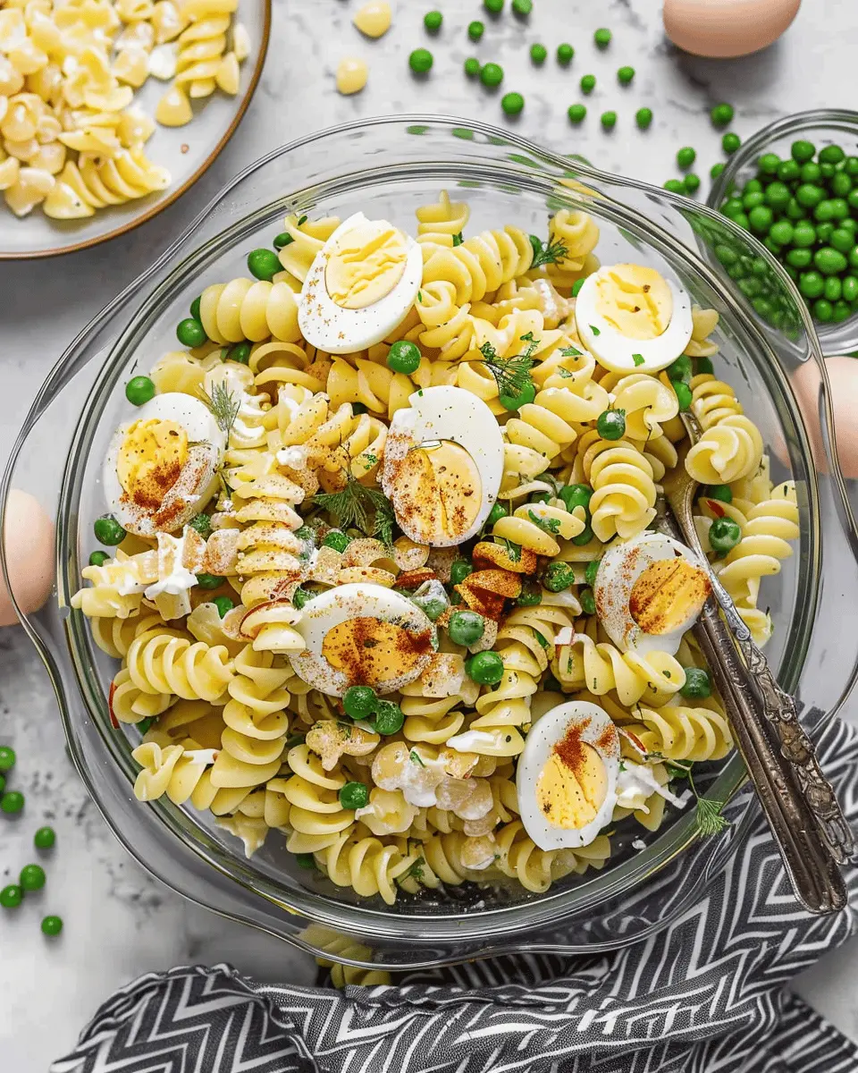 Deviled Egg Pasta Salad: Easy and Delicious Twist with Turkey Bacon