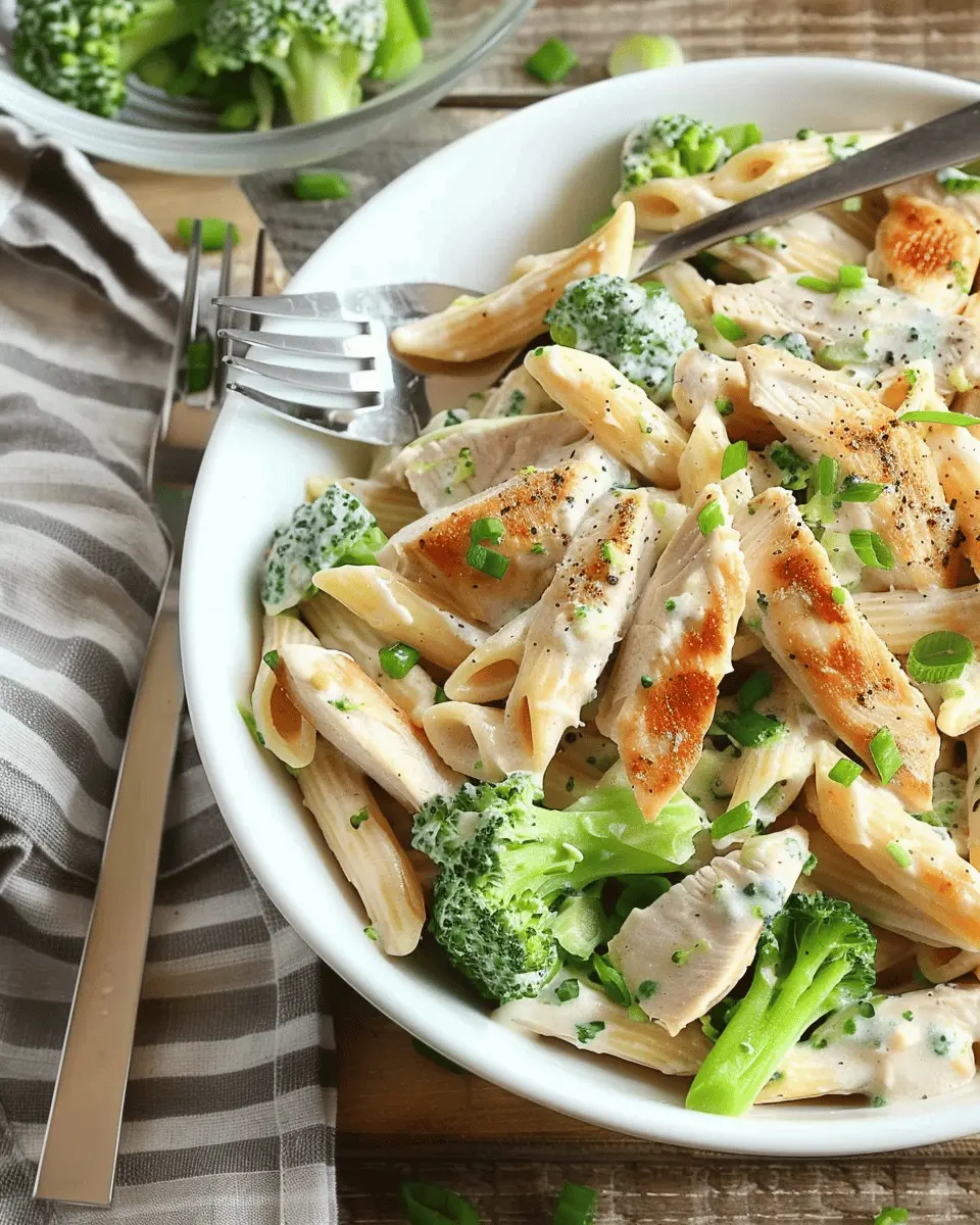 Creamy Broccoli and Chicken Penne: A Delightful Comfort Dish
