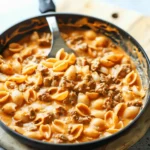 Creamy Beef and Shells