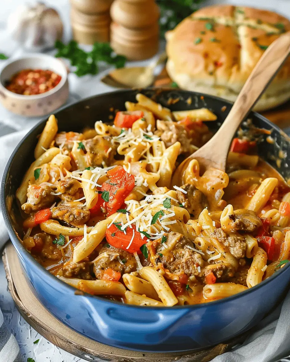 One-Pot Macaroni Cheeseburger Soup: Easy, Comforting Delight