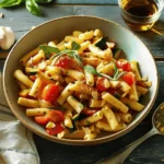 Summer Cavatelli with Corn, Tomatoes and Zucchini