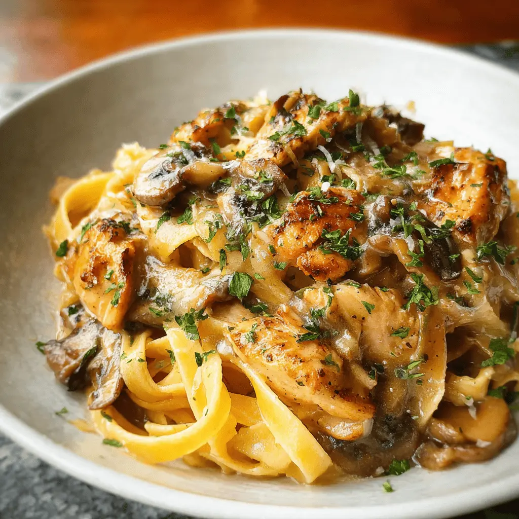 Chicken Marsala PASTA: Easy Comfort Food for Any Day