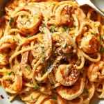 Creamy Cajun Shrimp Pasta