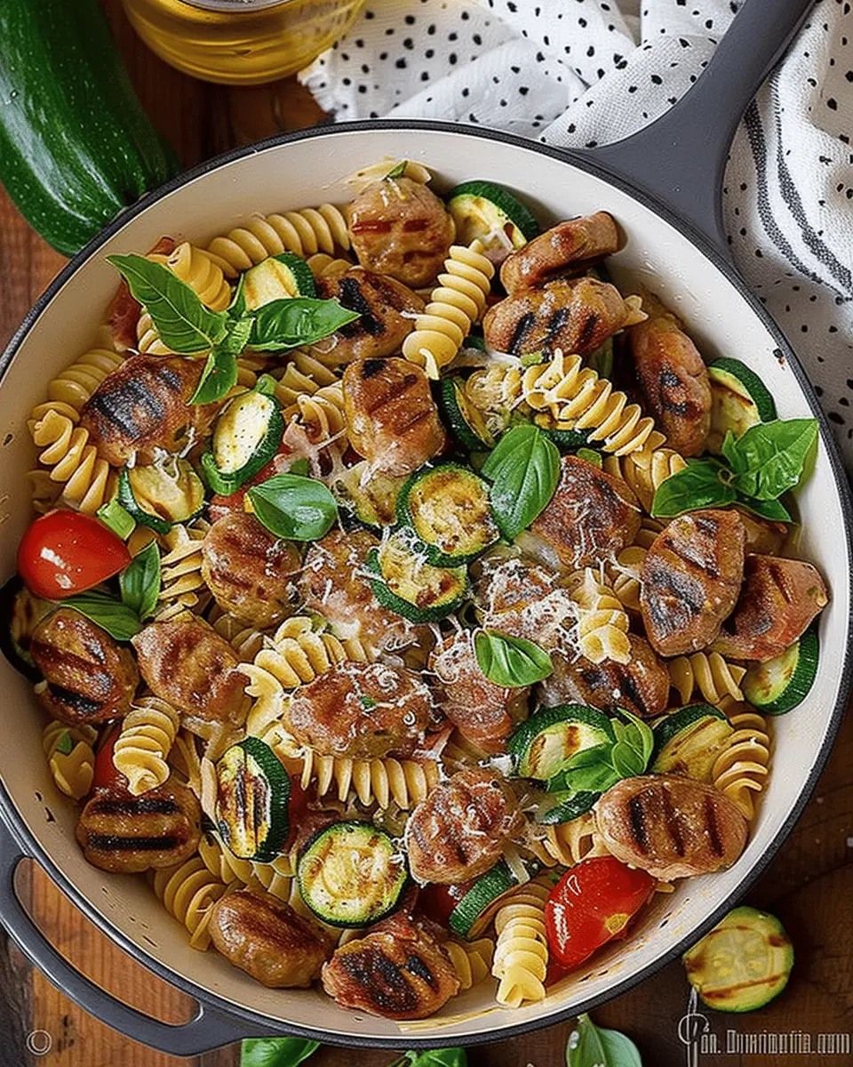 Chicken Sausages with Zucchini: Easy Pasta for Busy Nights
