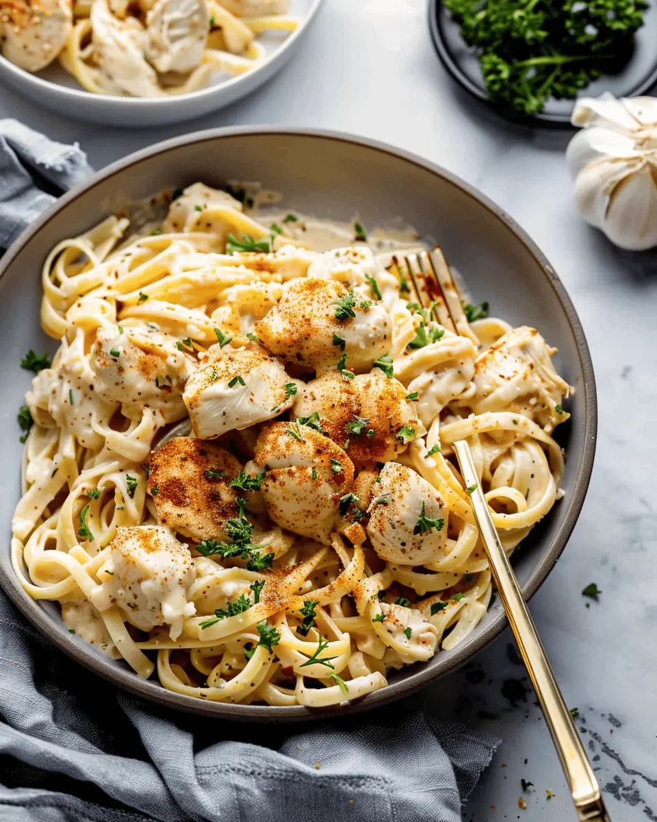 One Pot Cajun Chicken Alfredo: Easy Comfort Food Delight