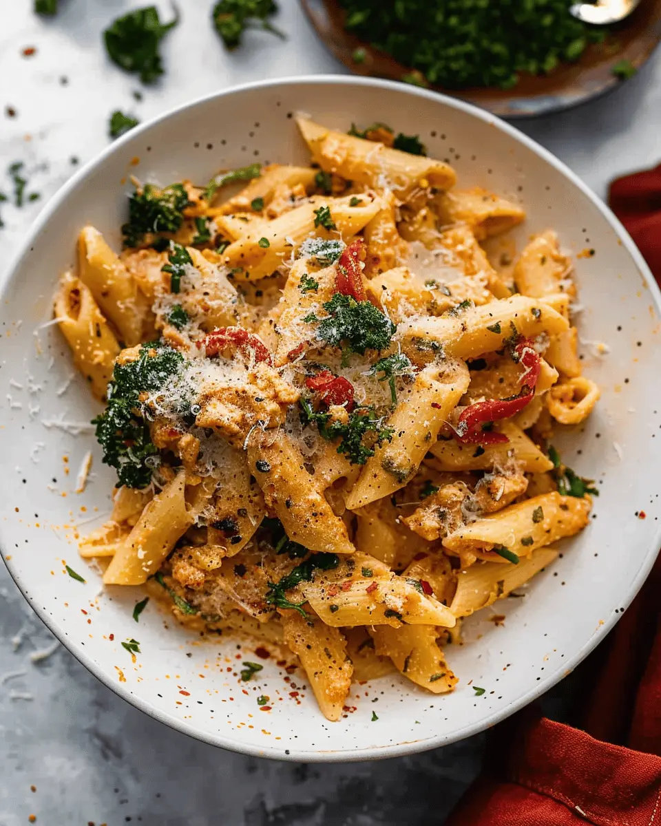Marry Me Pasta: Indulgent Recipe with Turkey Bacon and Chicken Ham