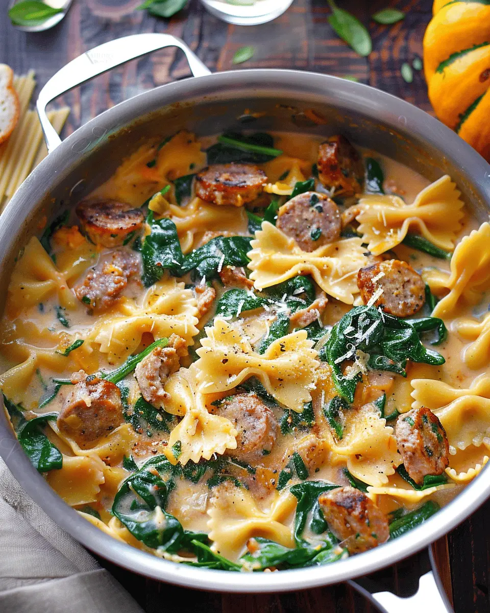 Creamy Butternut Squash Pasta: Indulgent Twist with Turkey Bacon