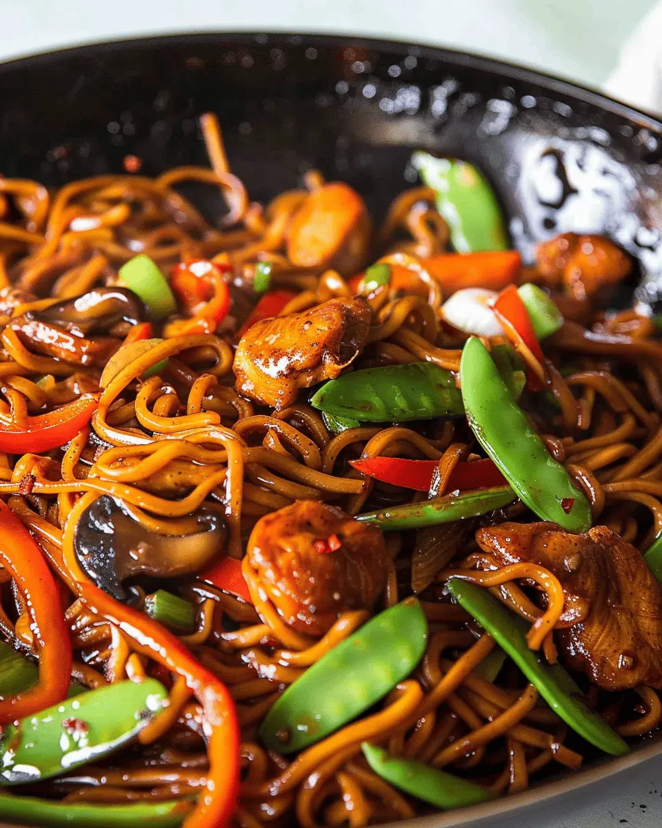 Chicken Stir Fry Noodles