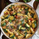 Chicken Zucchini Pasta Skillet