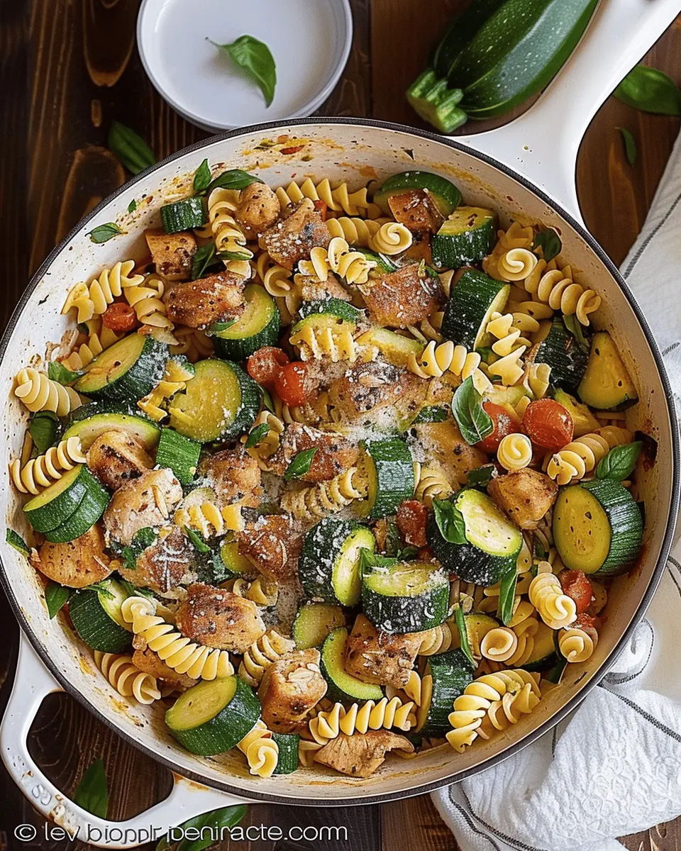 Chicken Zucchini Pasta Skillet: Easy, Flavorful Weeknight Dinner