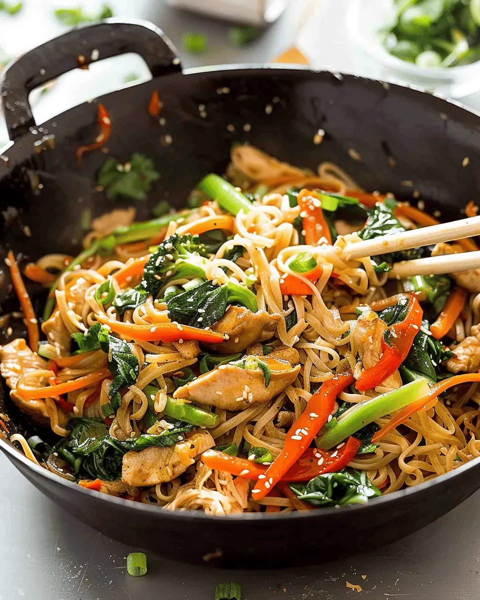 Chicken Stir Fry Noodles: Easy and Flavorful Comfort Food Recipe