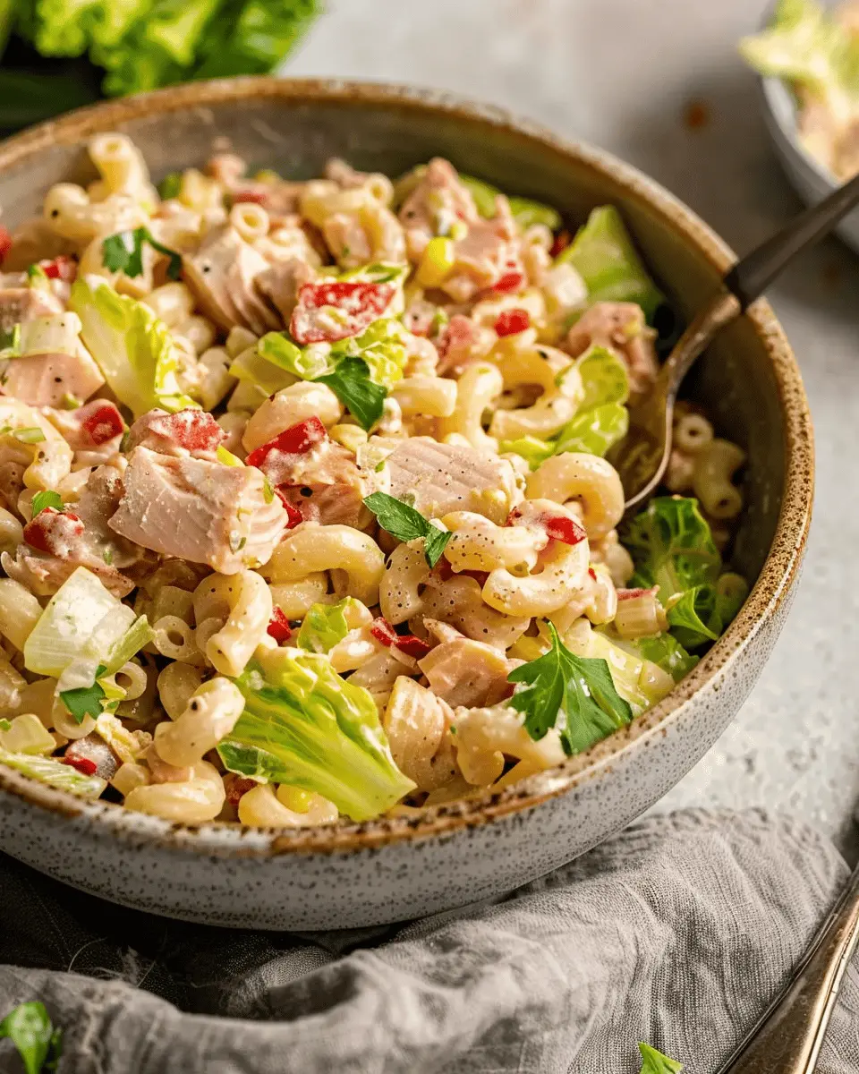 Tuna Macaroni Salad: A Delightful Twist with Turkey Bacon