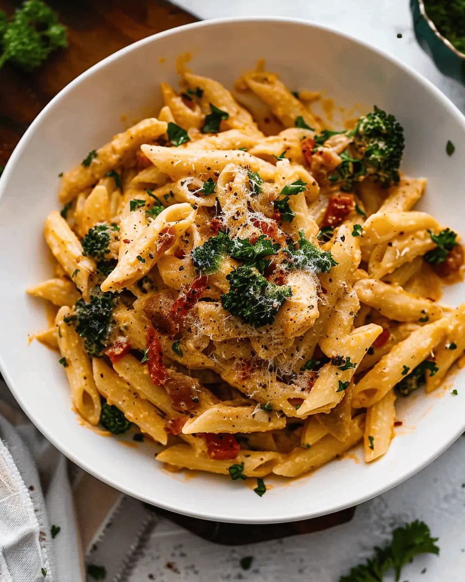 Marry Me Pasta: A Creamy Indulgence with Turkey Bacon Delight