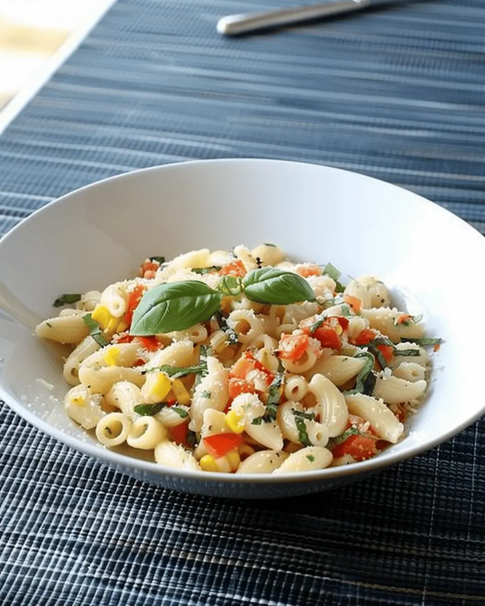 Cavatelli with Corn: A Simple and Delicious Summer Delight