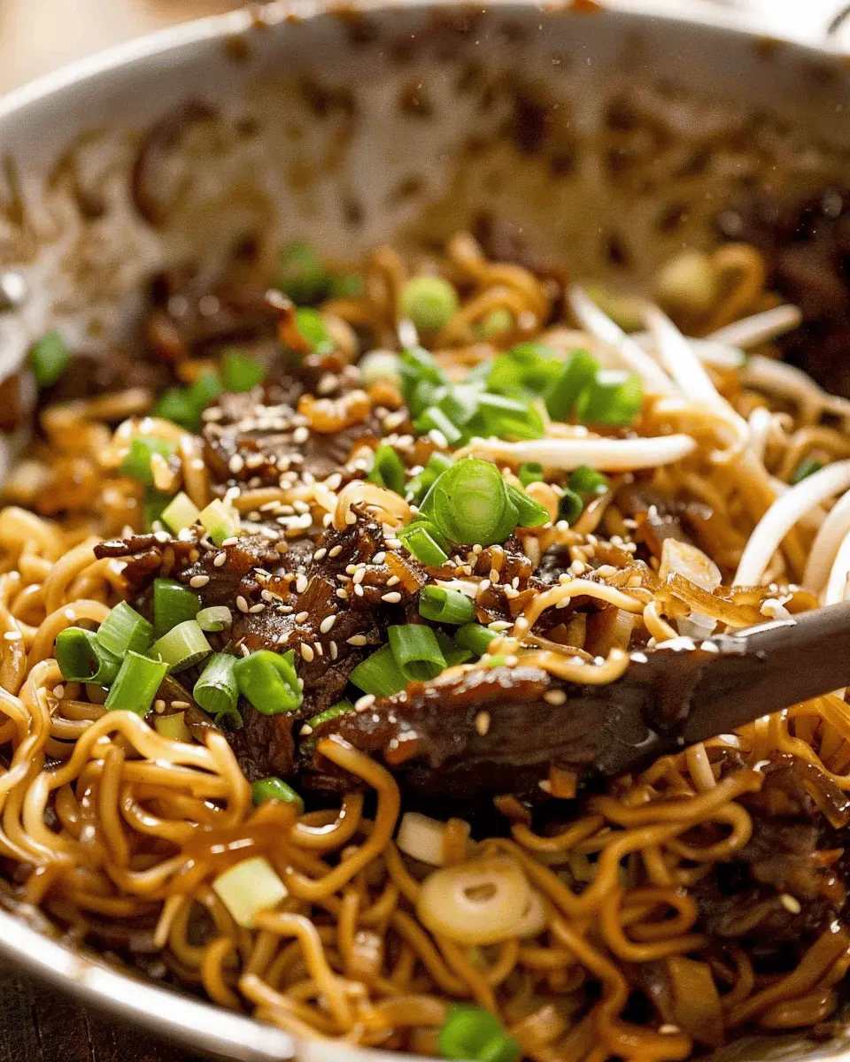 Asian Caramelised Beef Ramen Noodles: A Delicious Twist on Comfort