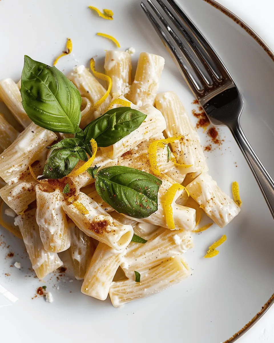 Lemon Ricotta Pasta: Easy Weeknight Delight with Turkey Bacon