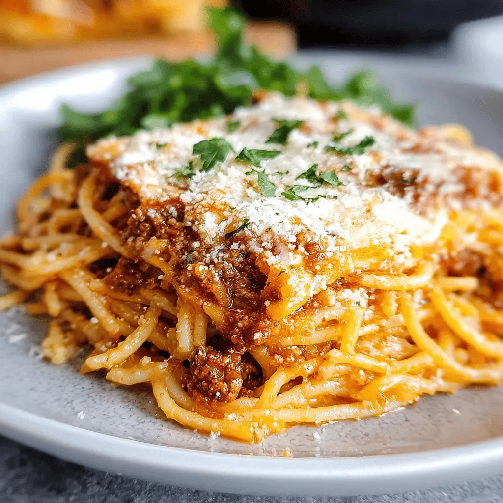Million Dollar Spaghetti: Indulgent Recipe with Turkey Bacon and Chicken Ham