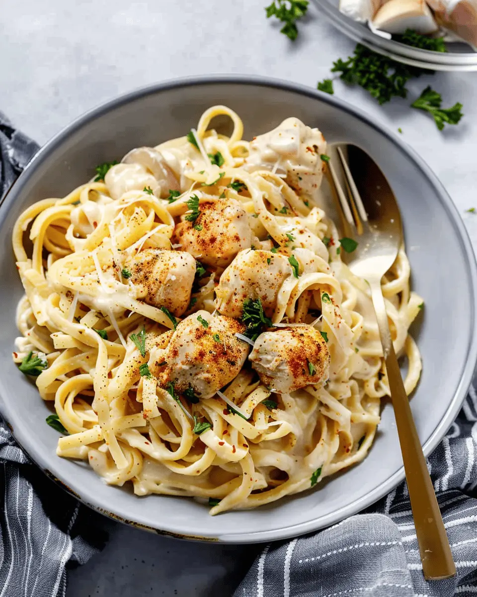 One Pot Cajun Chicken Alfredo: Easy Comfort Food Delight