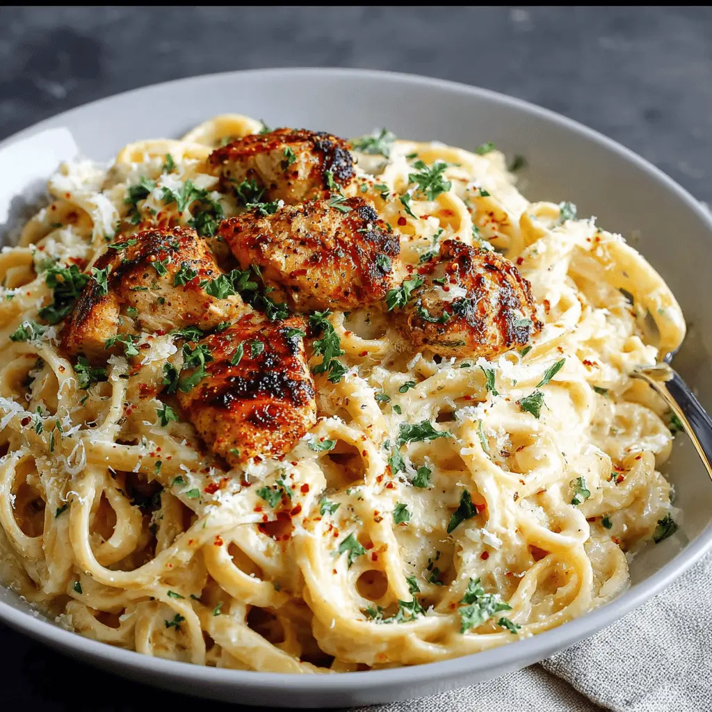 One Pot Cajun Chicken Alfredo: Easy Comfort Food Delight