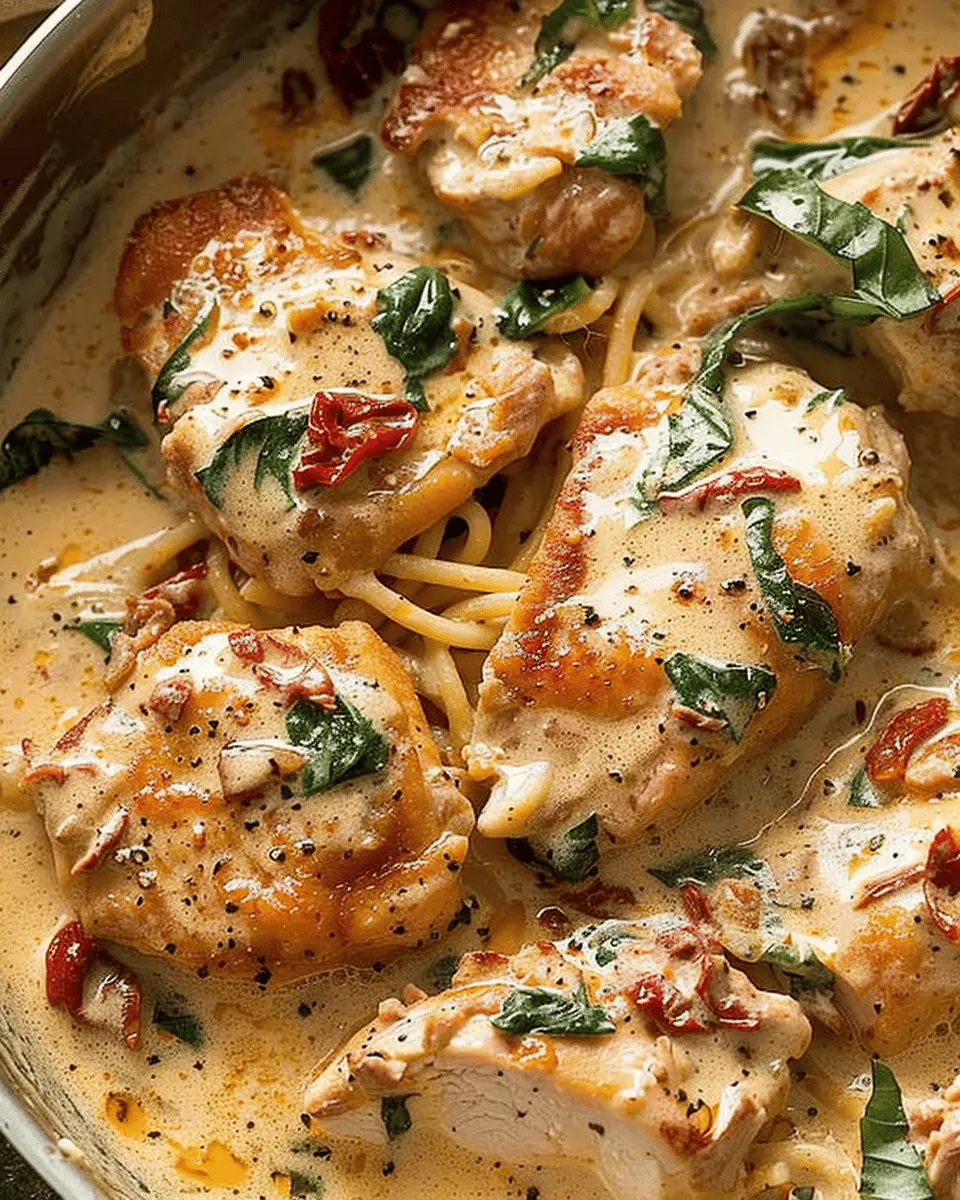 Creamy Chicken Pasta with Sun-dried Tomatoes: Easy & Indulgent Recipe