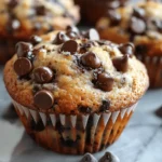 Amazing Chocolate Chip Banana Muffins