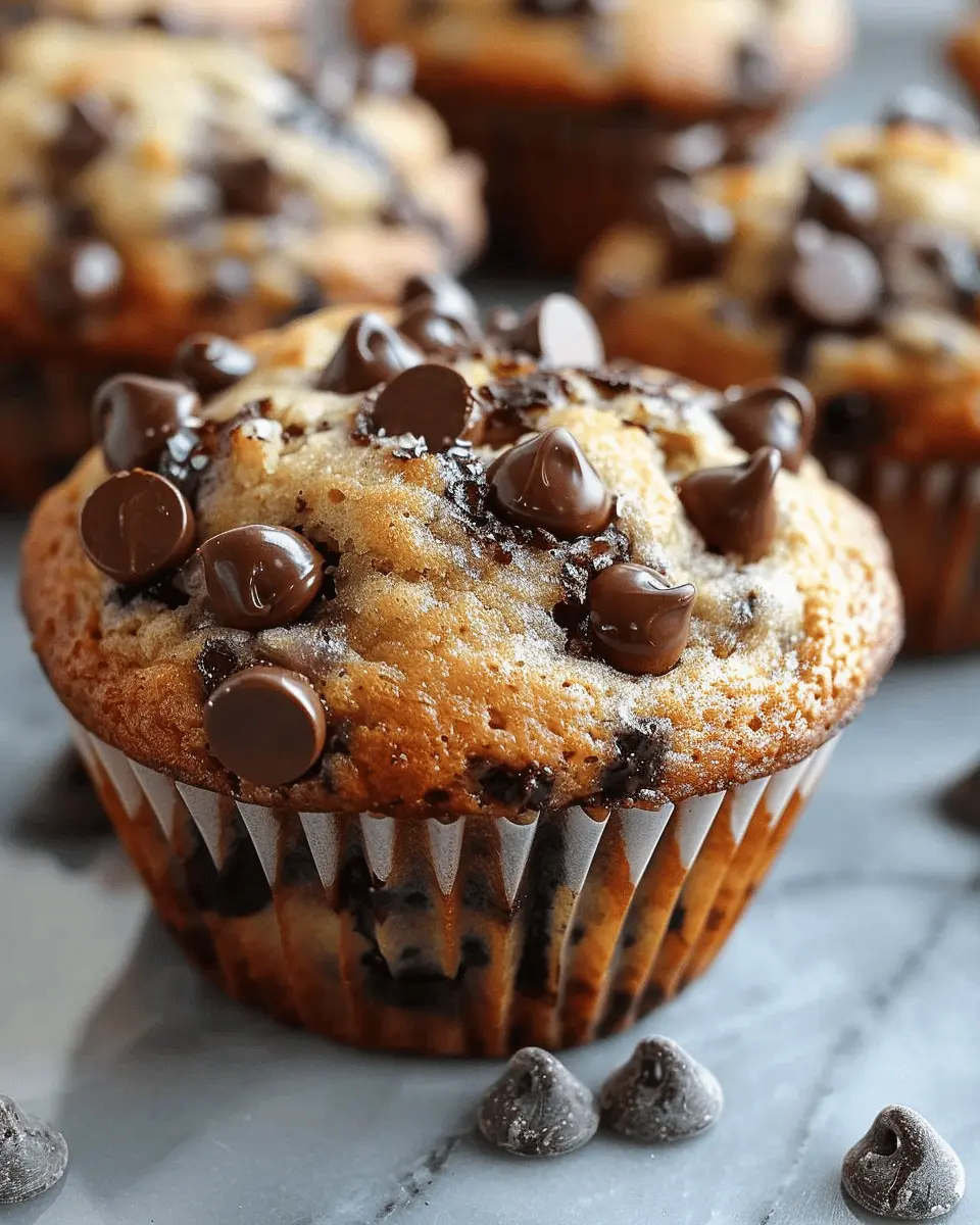 Amazing Chocolate Chip Banana Muffins for Indulgent Mornings