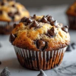 Amazing Chocolate Chip Banana Muffins