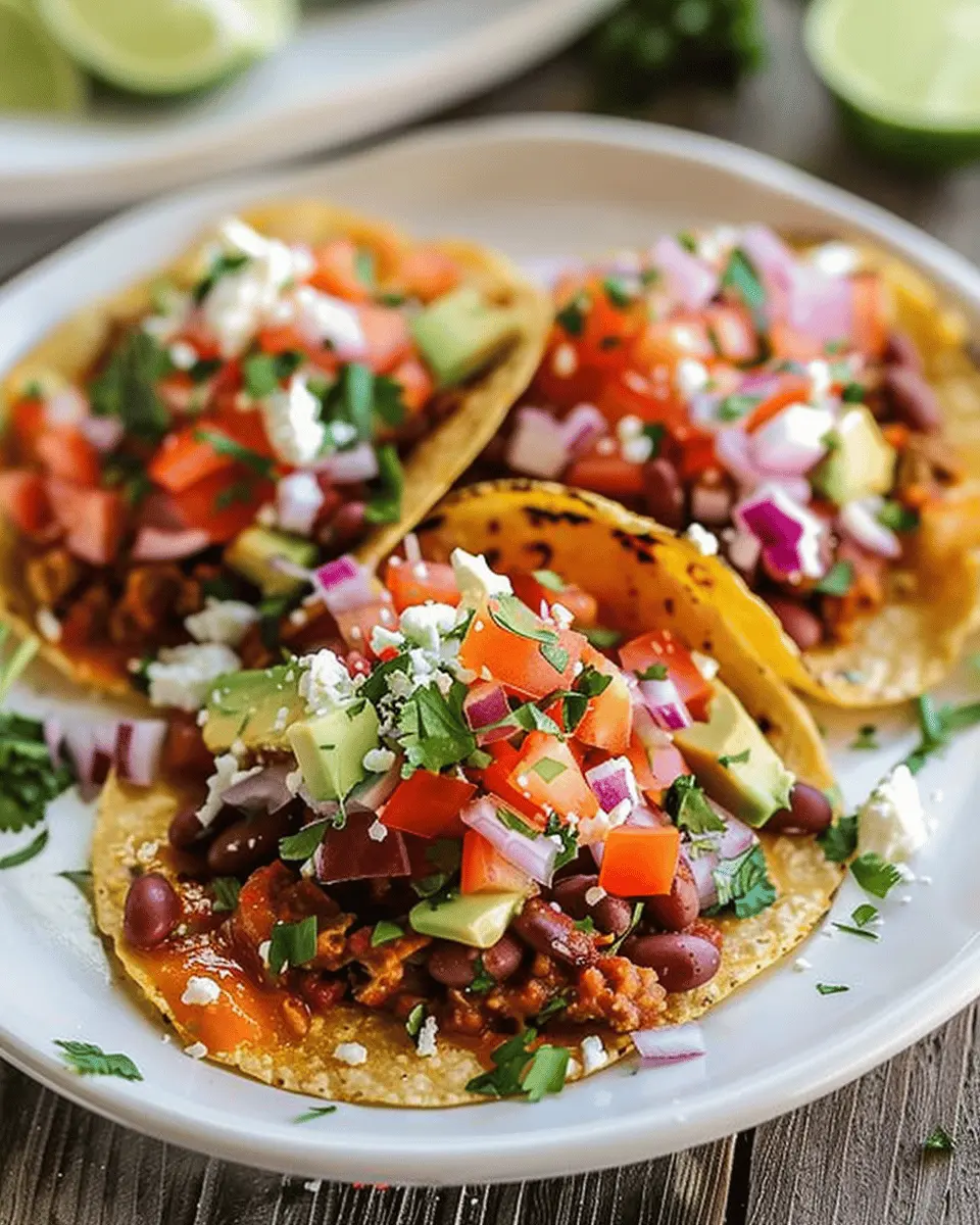 Bean Tostada Delight: Easy Recipe with Turkey Bacon Twist